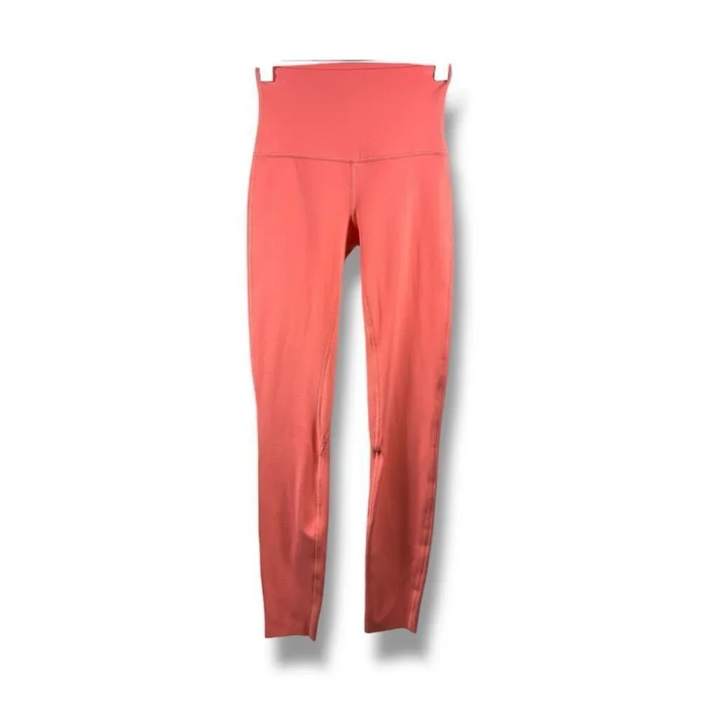 Lululemon Double Lined Align HR Full Length in Pale Raspberry Size 2